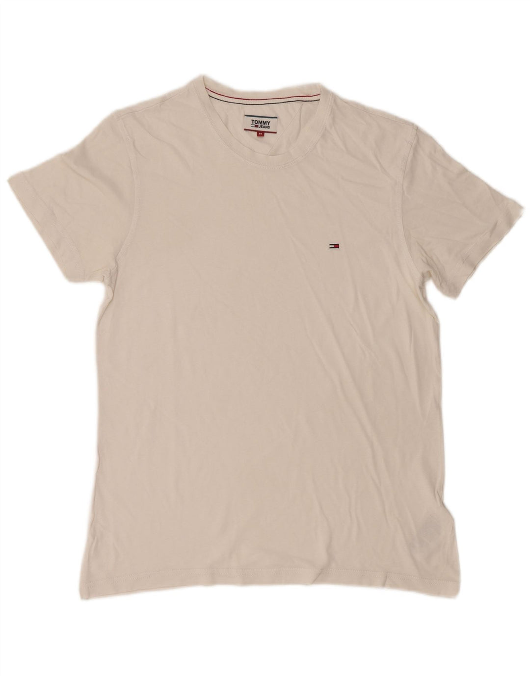 Tommy Hilfiger T-Shirt Homme Blanc Moyen Coton