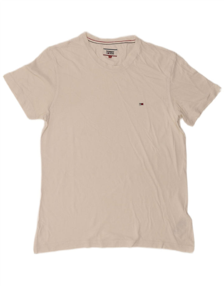 Tommy Hilfiger T-Shirt Homme Blanc Moyen Coton