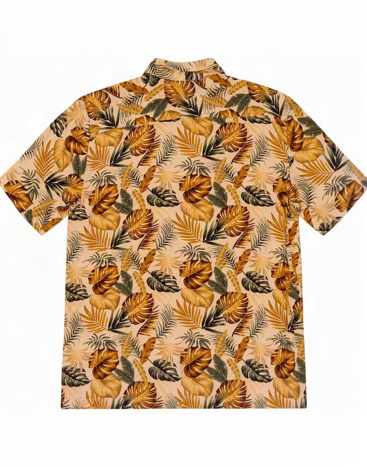 Tessentials Chemise hawaïenne à manches courtes pour homme Motif floral multicolore