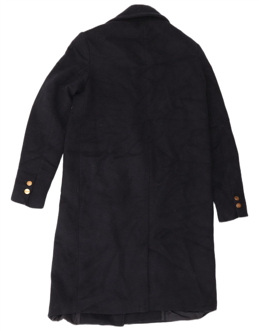 Zara Manteau croisé pour femme UK 14 Bleu marine moyen