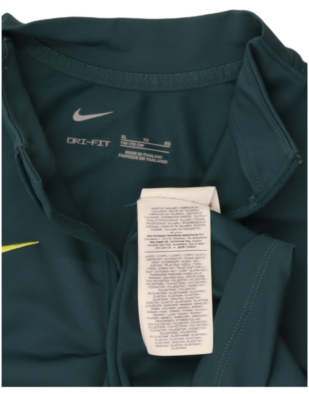 Nike Garçon Tottenham Hotspur Pull Survêtement Haut 13-14 Ans XL Vert