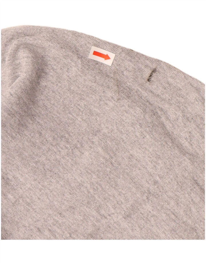 CHAMPION Pull à capuche surdimensionné pour femme UK 10 Petit Gris