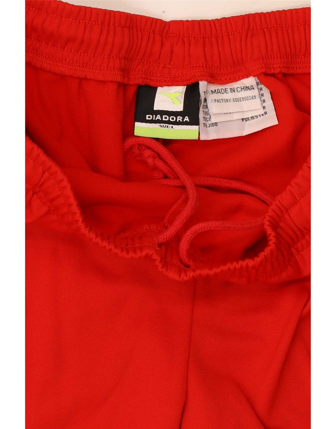 Diadora Bermuda Sport Short Homme Rouge Large Polyester Colorblock