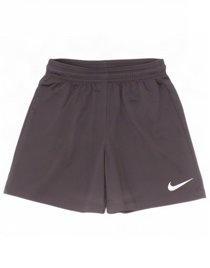 Nike Short de sport Dri Fit pour garçon 8-9 ans Petit Noir Polyester