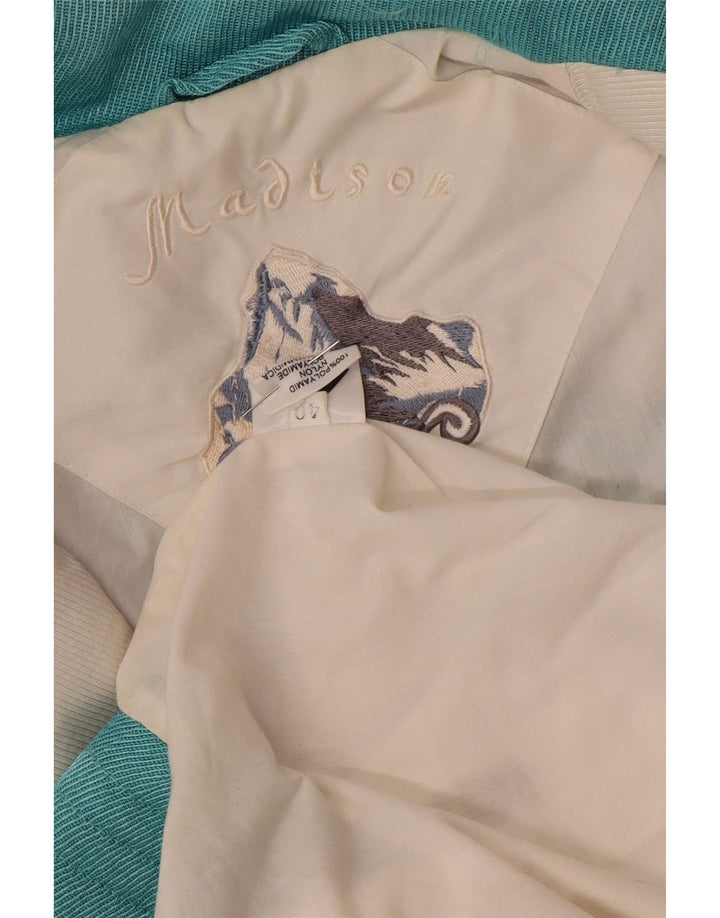 Madison Veste de survêtement pour femme EU 40 Medium Blanc Colourblock