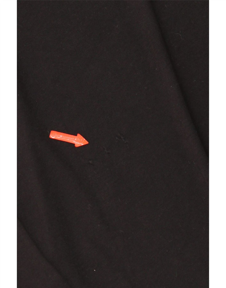 Benetton Débardeur graphique pour femme UK 14 Medium Black Butterfly