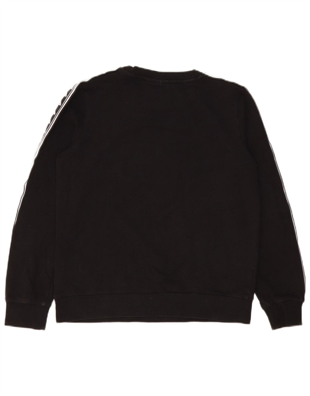Ellesse Homme Heritage Graphic Sweatshirt Jumper Petit Noir Colorblock