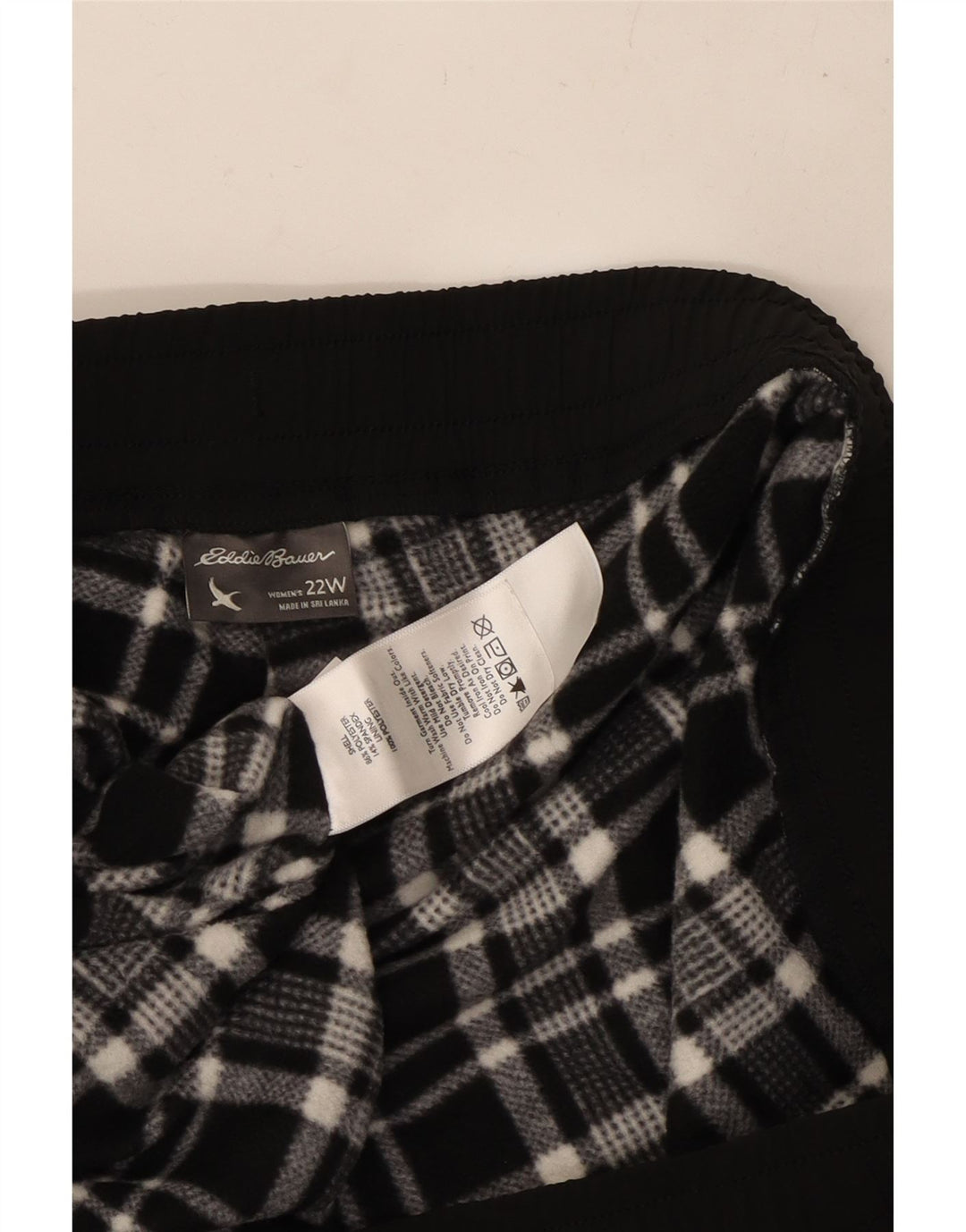 EDDIE BAUER Pantalon de survêtement cargo pour femme US 22 3XL Noir Polyester