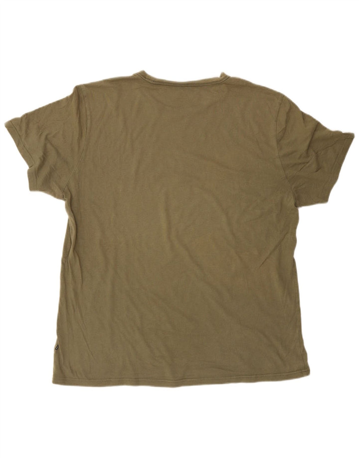 Converse T-Shirt Graphique Top XL Homme Kaki