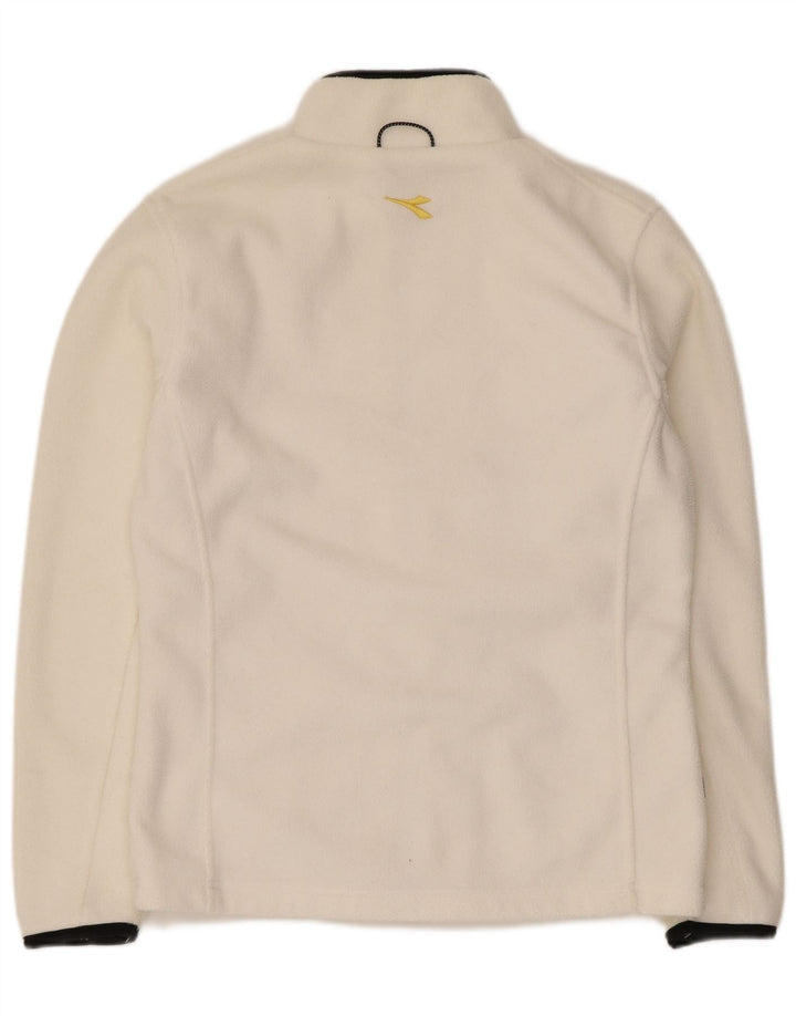 Diadora Veste Polaire Femme UK 14 Medium Blanc Polyester