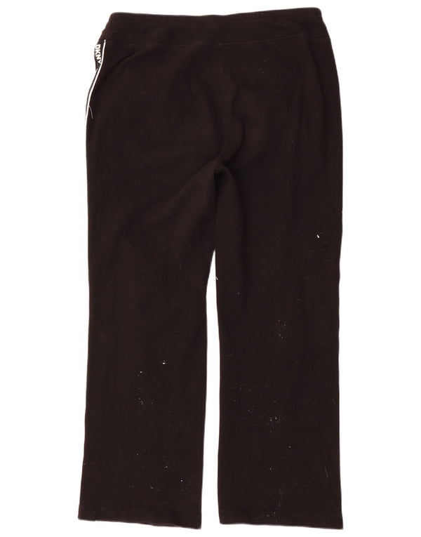 Dkny Pantalon de survêtement graphique pour femme UK 14 Coton noir moyen