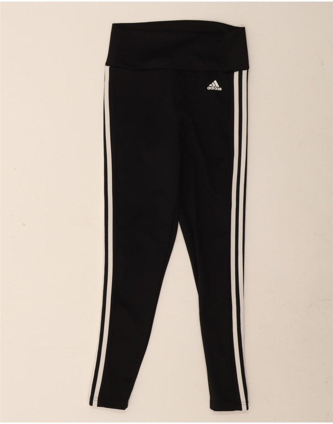 Adidas Femmes Aeroready Leggings UK 8/10 Petit Noir Polyester