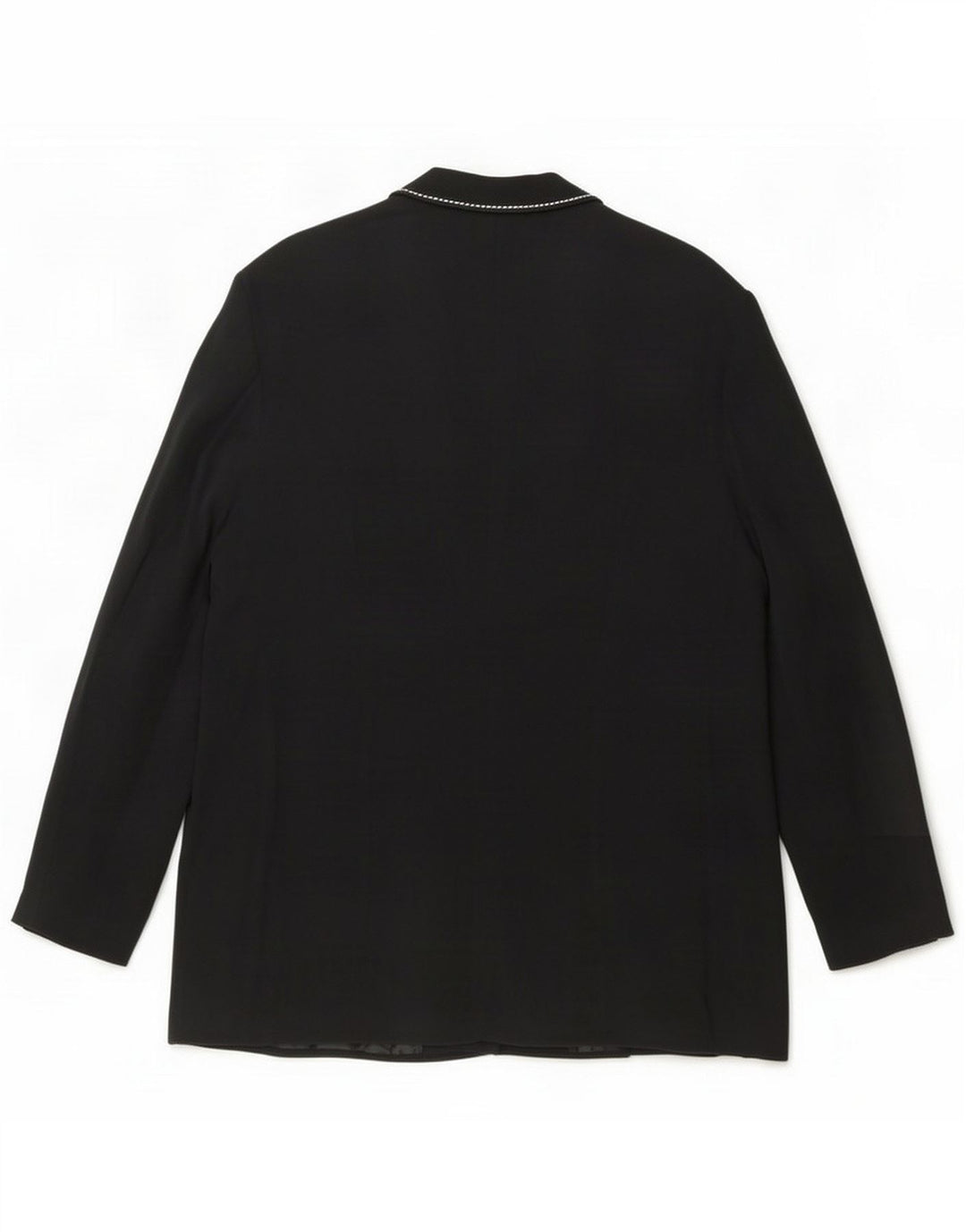 Marks & Spencer Veste blazer à 3 boutons pour femme UK 22 3XL Noir Viscose