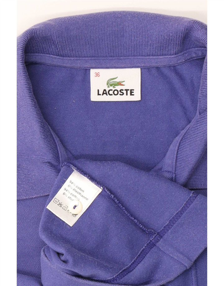 Lacoste Polo Femme Taille 36 Petit Coton Violet