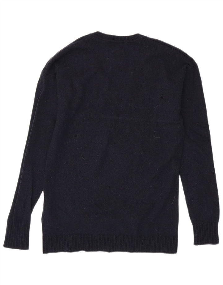 TOMMY HILFIGER Pull col V Homme Petit Bleu Marine Laine
