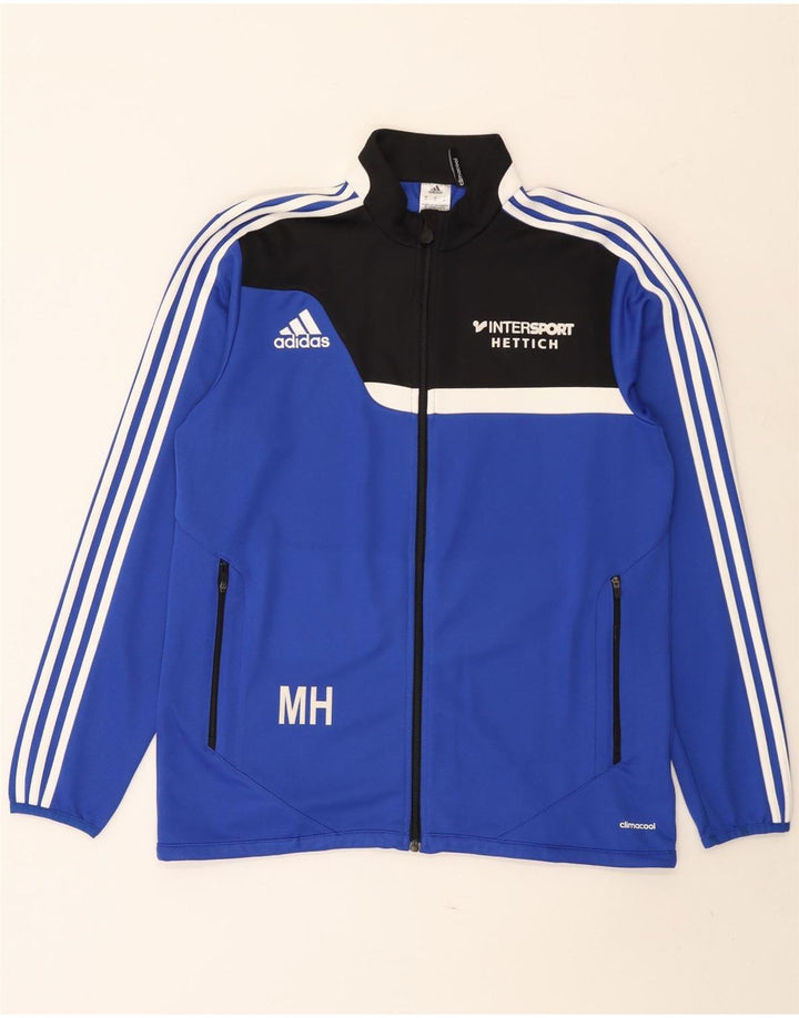 Adidas Veste de Survêtement Climacool Graphic Homme Bleu Moyen Colorblock