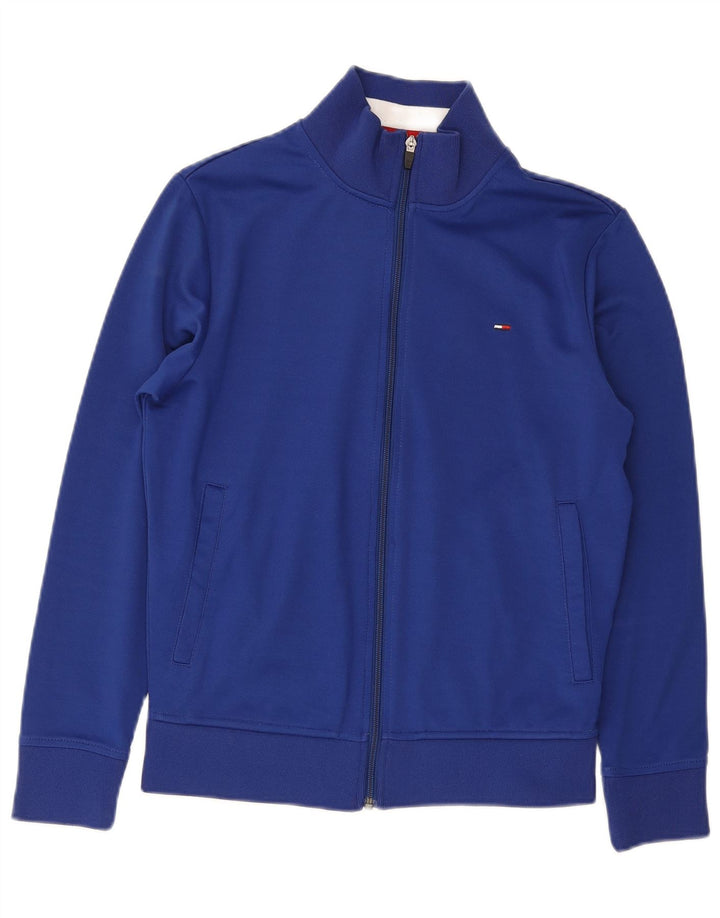 Tommy Hilfiger Veste de survêtement pour homme Petit Bleu Polyester