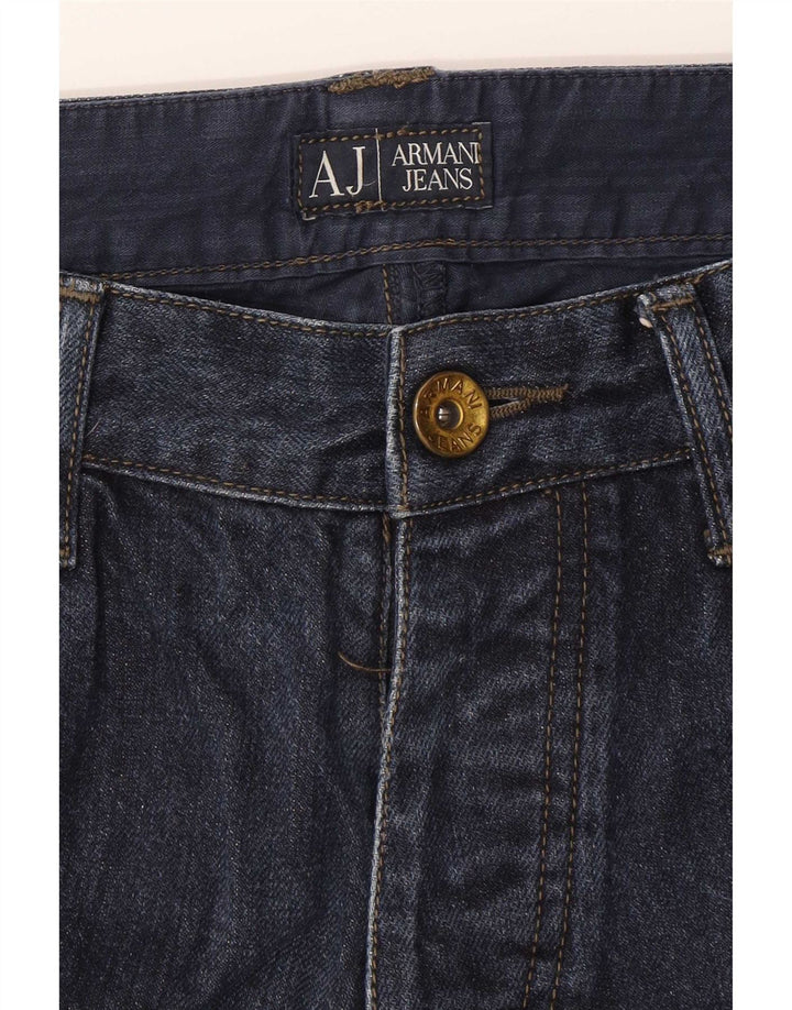 Armani Jean droit homme W32 L33 bleu marine coton