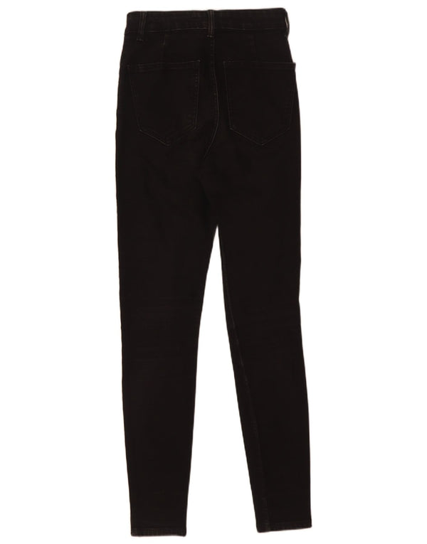 Zara Jean skinny taille haute pour femme EU 36 XS W26 L29 Noir