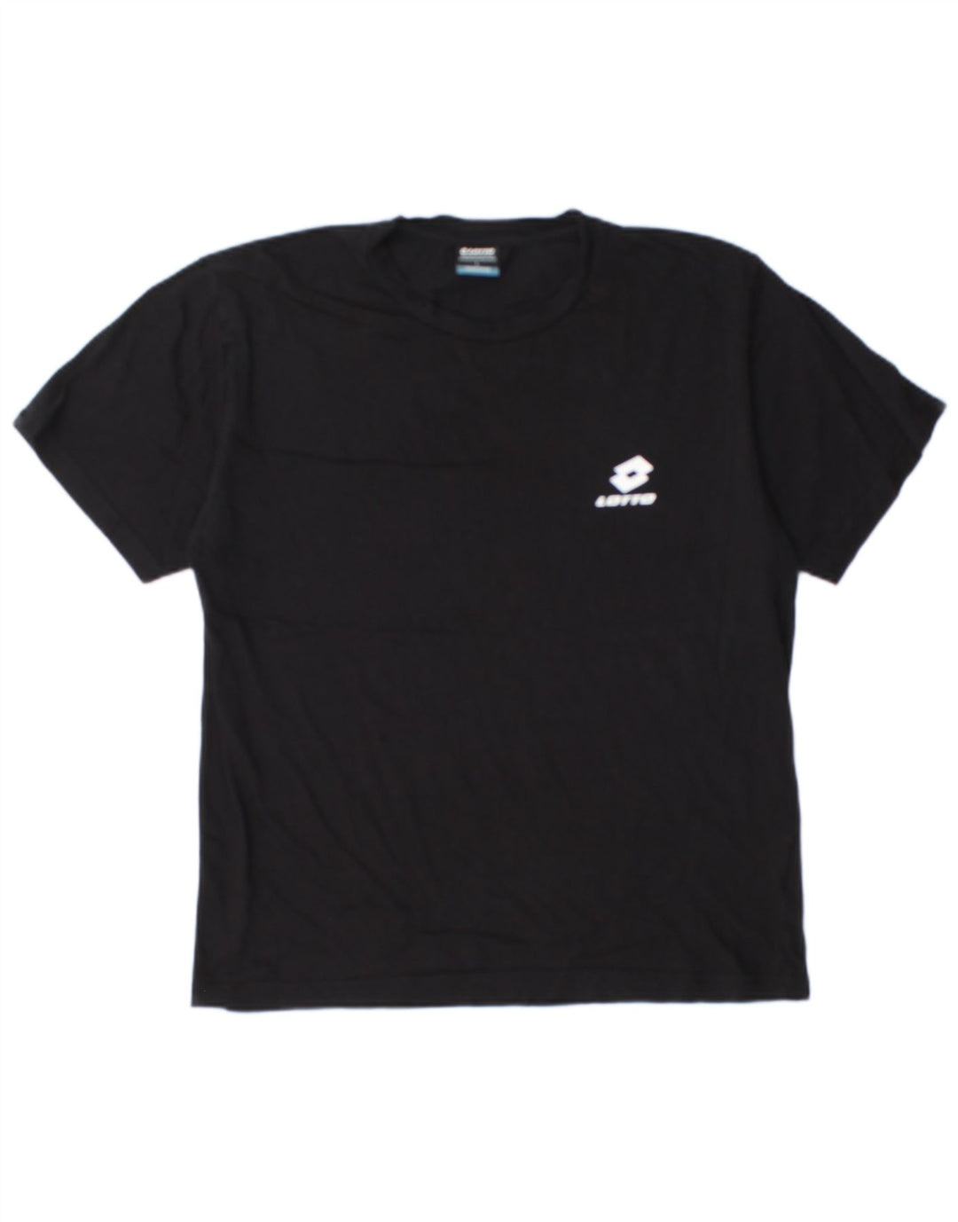 Lotto T-Shirt Homme Haut Large Noir Coton
