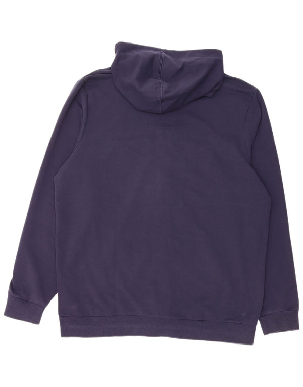 PUMA Pull à capuche zippé pour homme en coton color block multicolore grand format