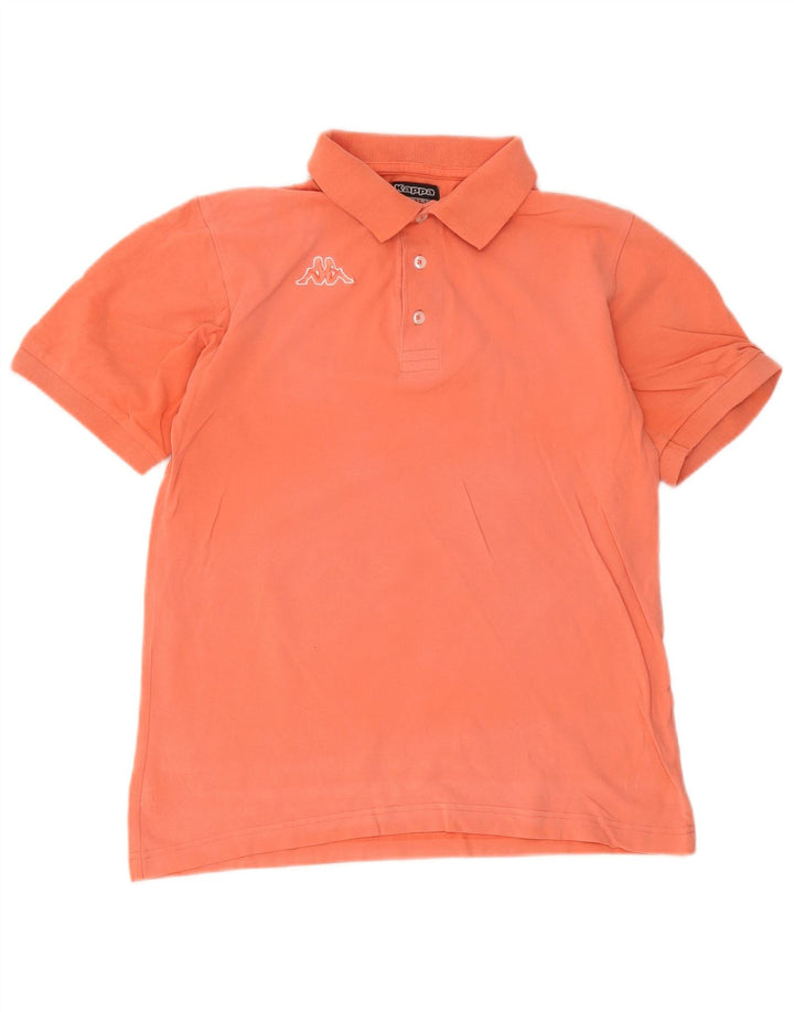 Kappa Polo Homme Petit Orange Coton