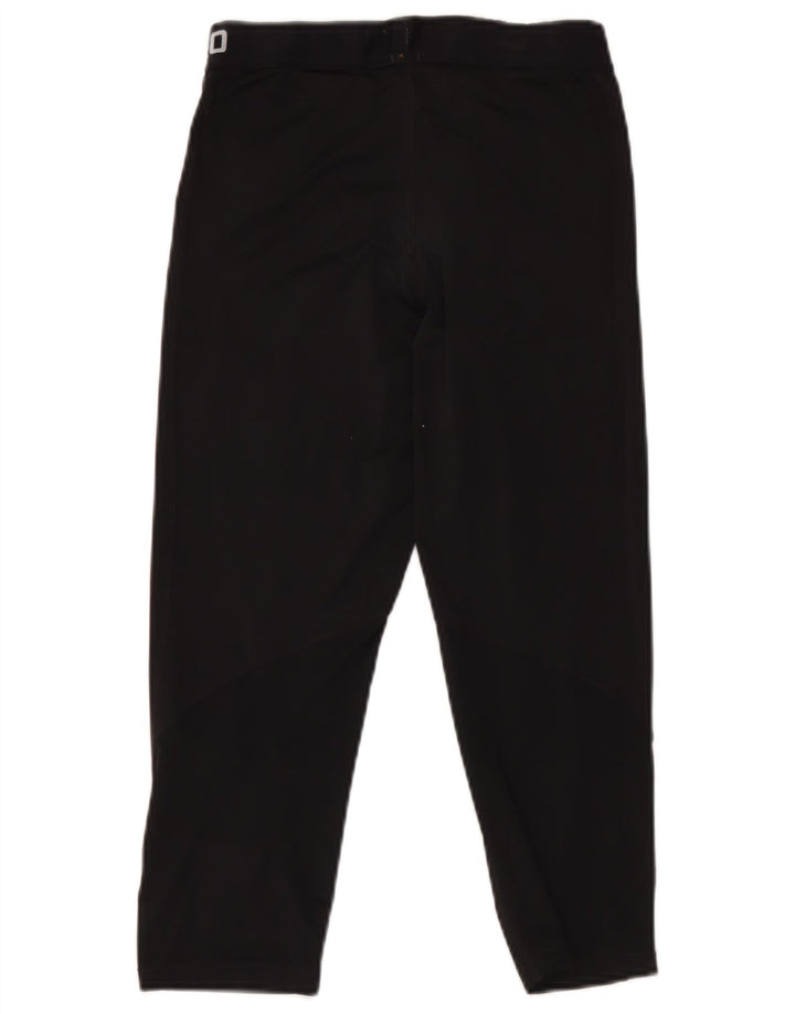 Nike Pantalon de survêtement Capri graphique pour femme UK 12 Noir moyen Polyester