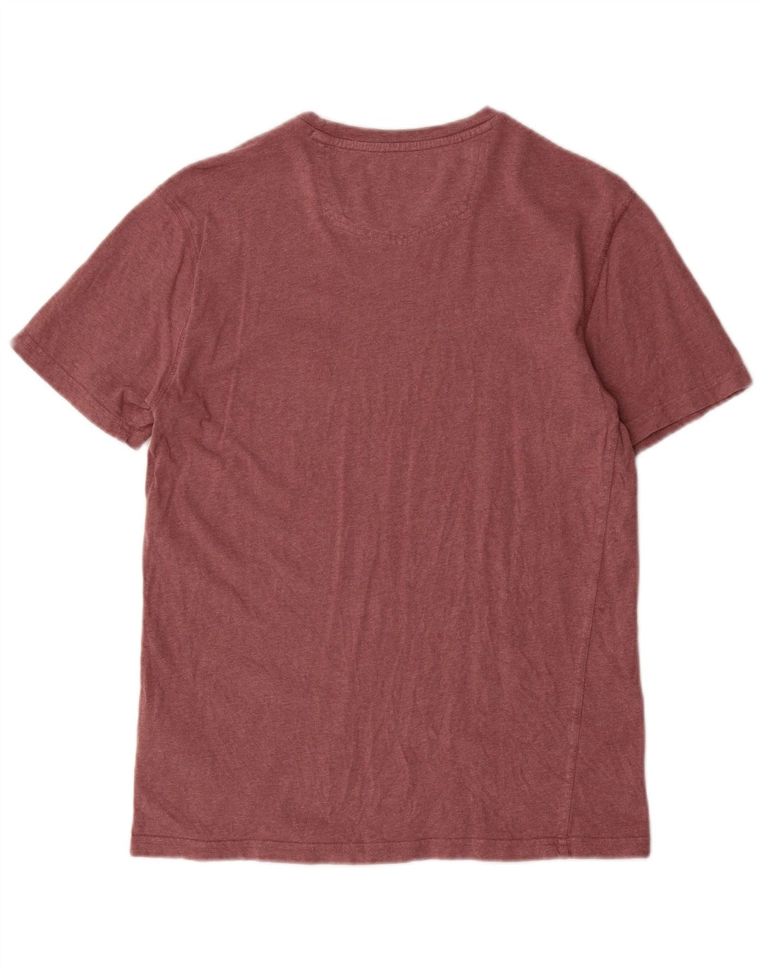 FAT FACE T-Shirt Homme Haut Petit Coton Bordeaux