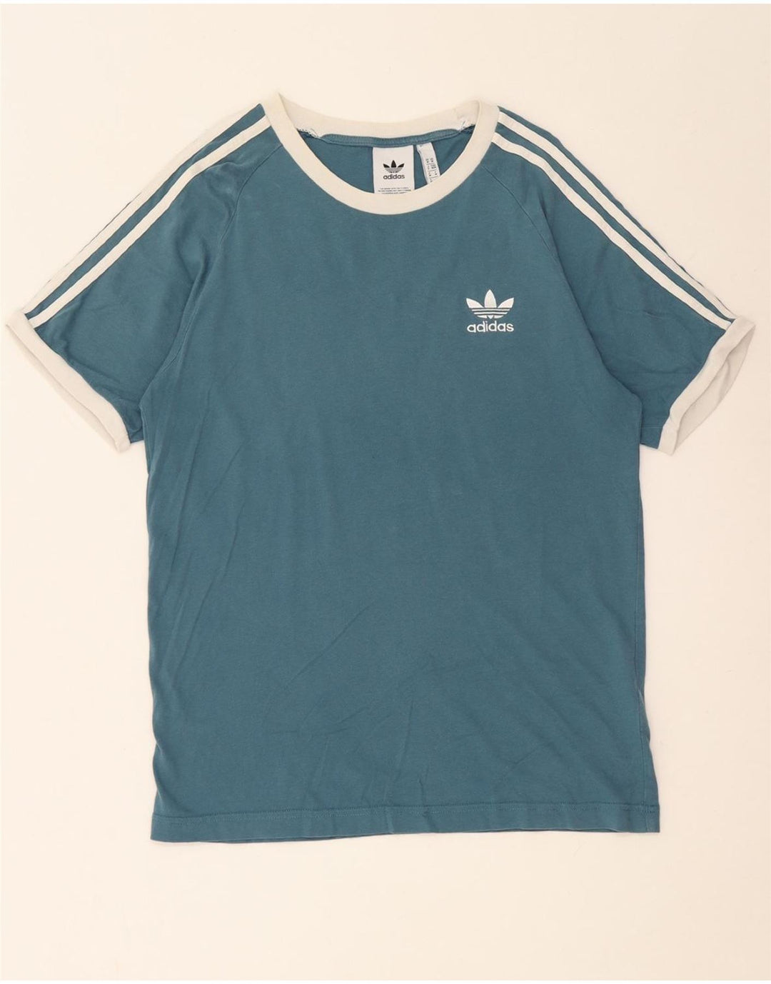 ADIDAS T-Shirt Homme Bleu Moyen Coton