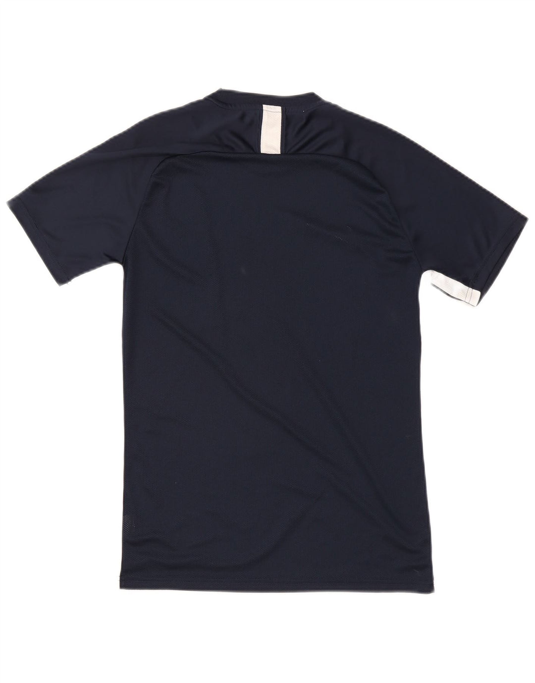 Nike Hommes Dri Fit T-Shirt Haut Bleu Marine Colorblock Polyester