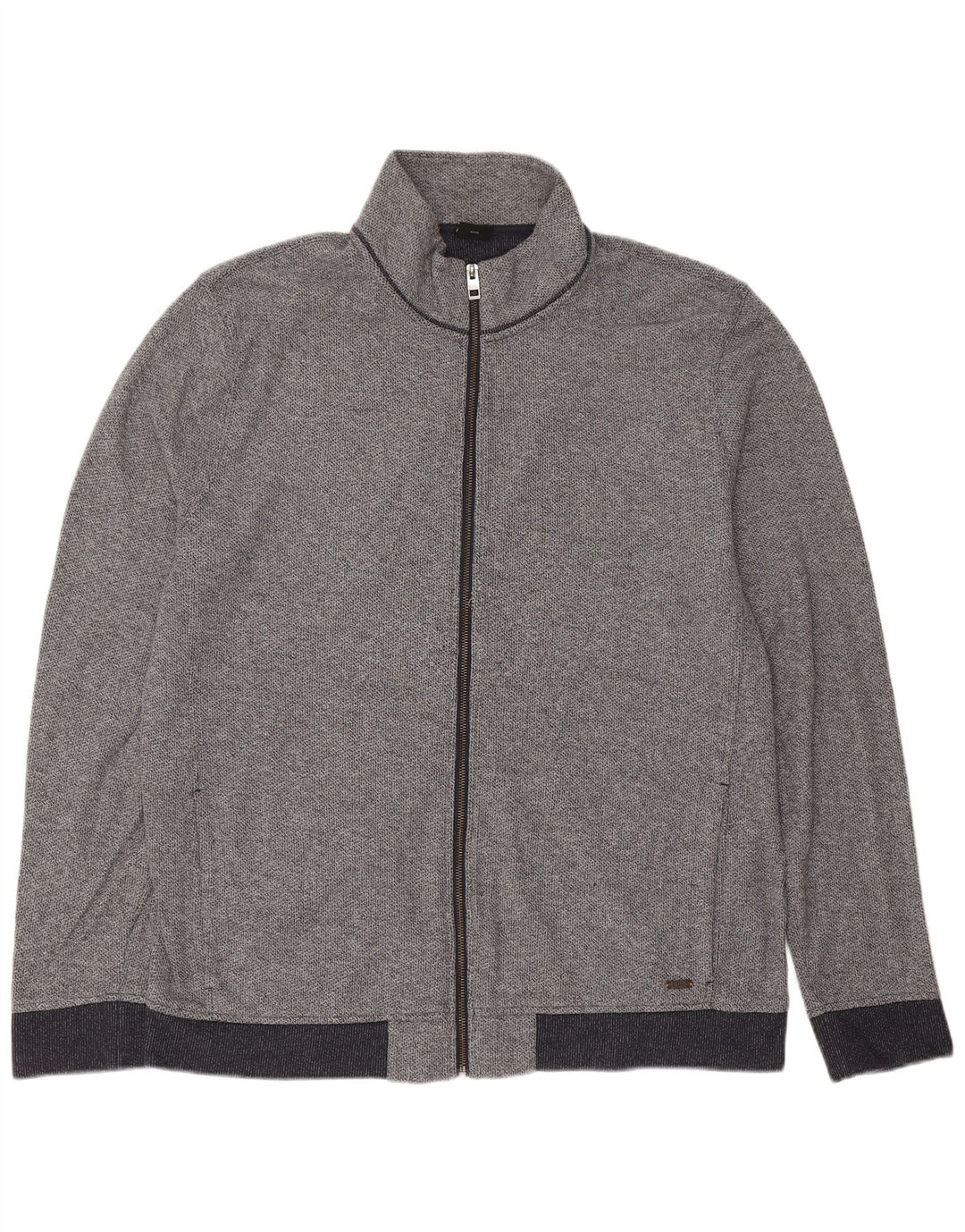 Hugo Boss Veste de survêtement pour homme 3XL Bleu marine Coton