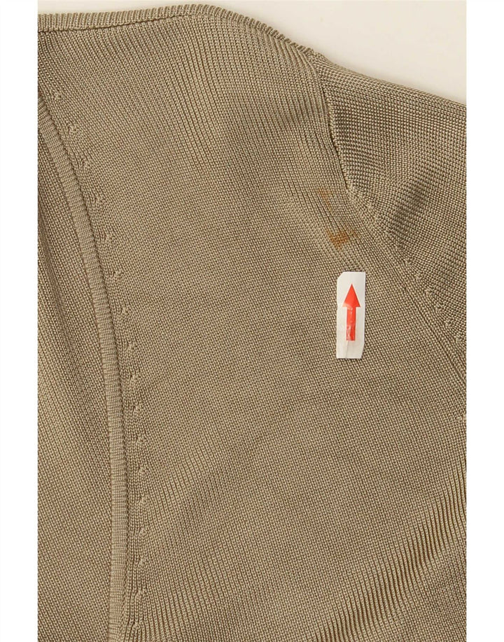Oui Cardigan pour femme en viscose kaki moyen UK 42