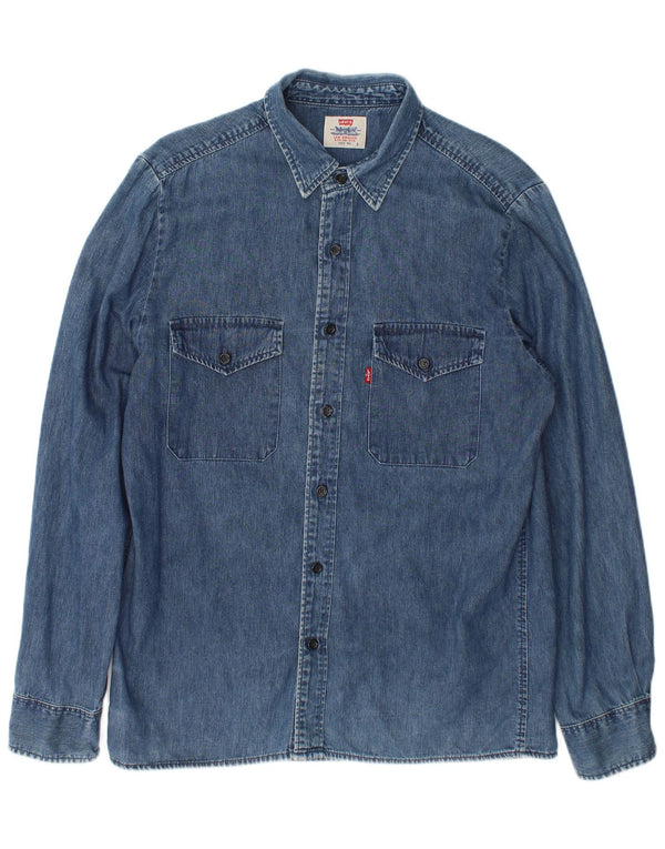 Levi's Chemise en Jean Large Homme Bleu Coton