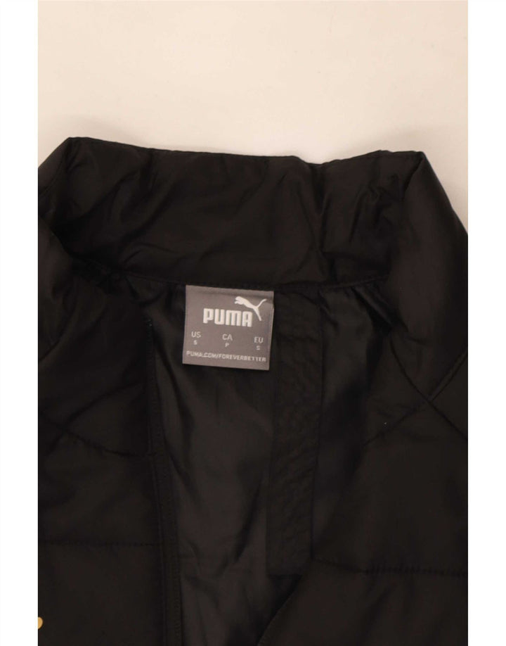 Puma Gilet rembourré pour homme UK 36 Small Noir Polyester