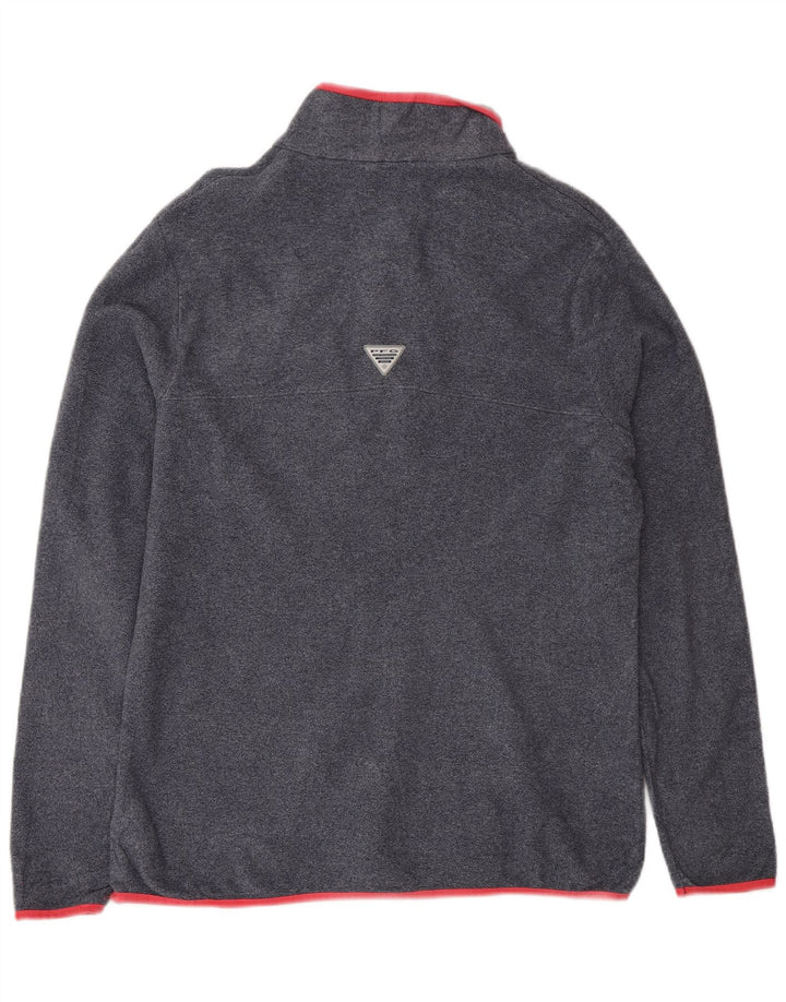 Columbia Pull polaire à col boutonné pour femme UK 18 XL Gris Polyester