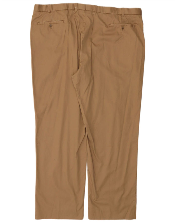 MARKS & SPENCER Pantalon de Costume Droit Homme W44 L31 Coton Beige