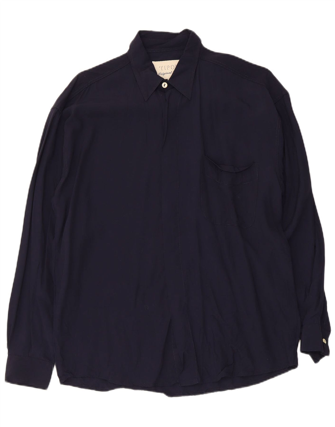 Tipo' S Chemise Homme Bleu Marine Moyen