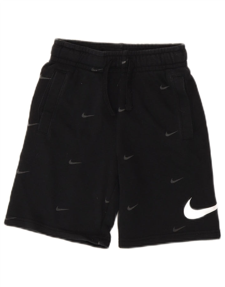 NIKE Short de sport graphique coupe standard pour garçon 8-9 ans Petit noir en coton