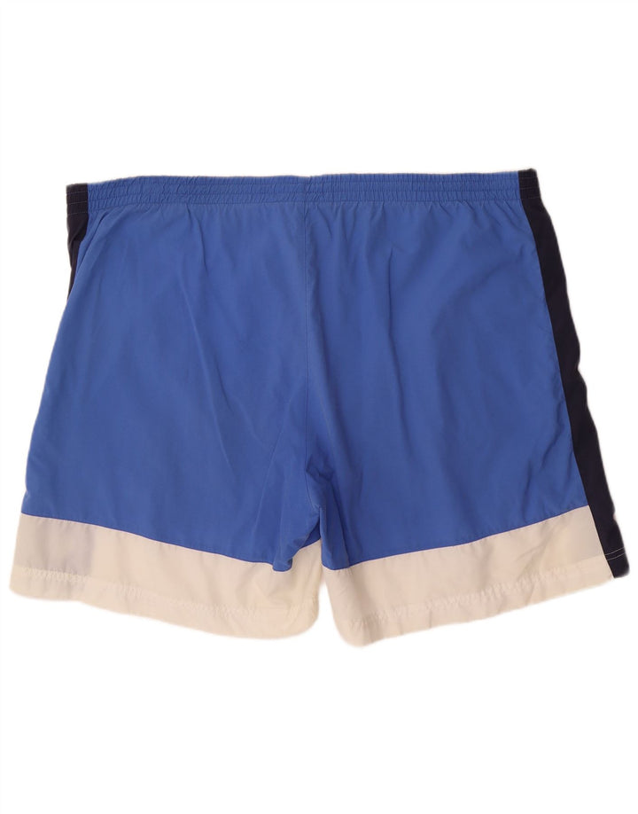 Nike Short de sport pour homme 2XL en nylon color block bleu