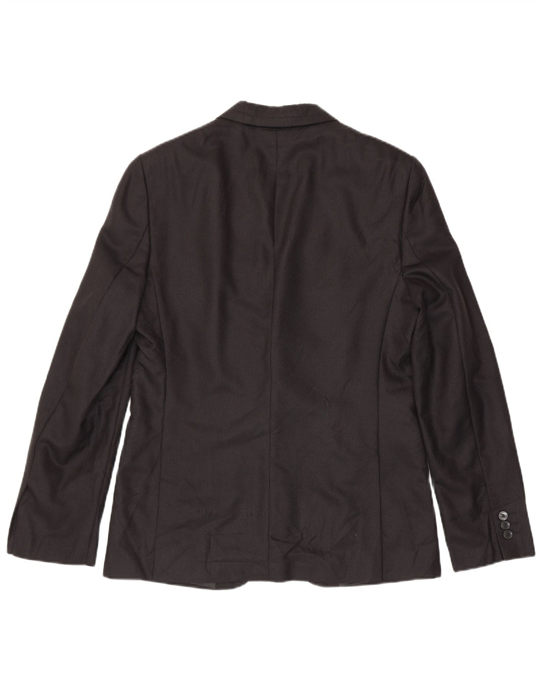 Zara Veste blazer à 2 boutons pour homme EU 50 Noir moyen à fines rayures