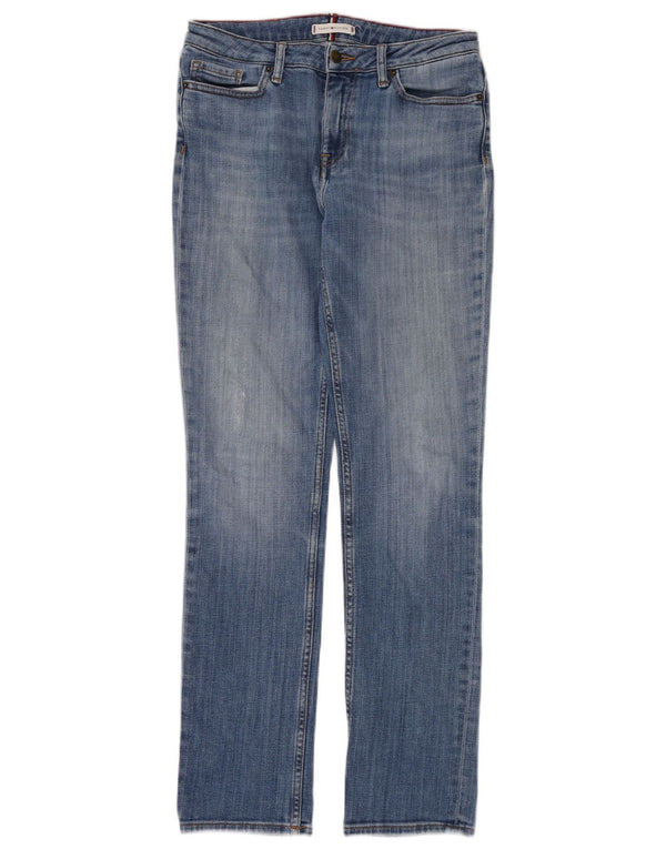 Tommy Hilfiger Jean Slim Adam Femme W28 L32 Bleu Coton