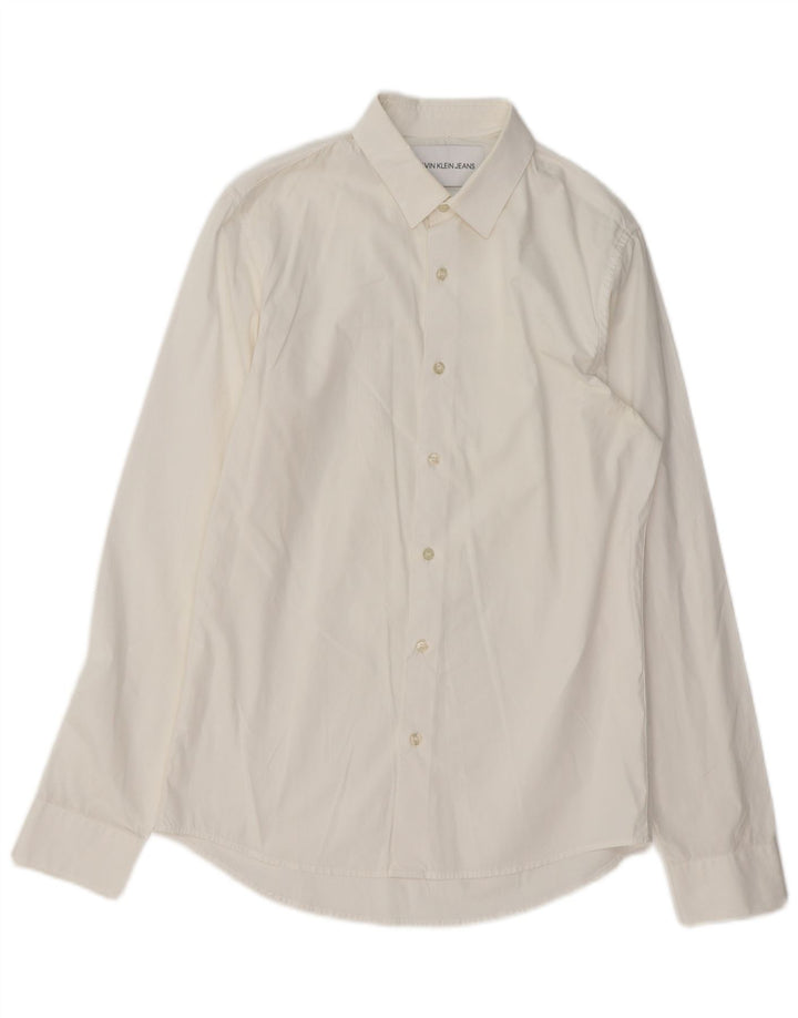 CALVIN KLEIN JEANS Chemise Slim Fit Homme Blanc