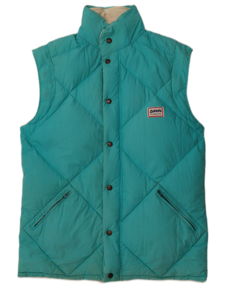 DOLOMITE Gilet matelassé réversible pour homme UK 40 Large Bleu Coton