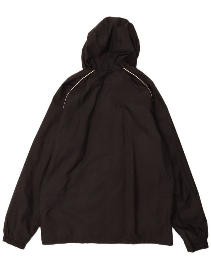 Adidas Veste de survêtement à capuche pour homme Large Noir Polyamide