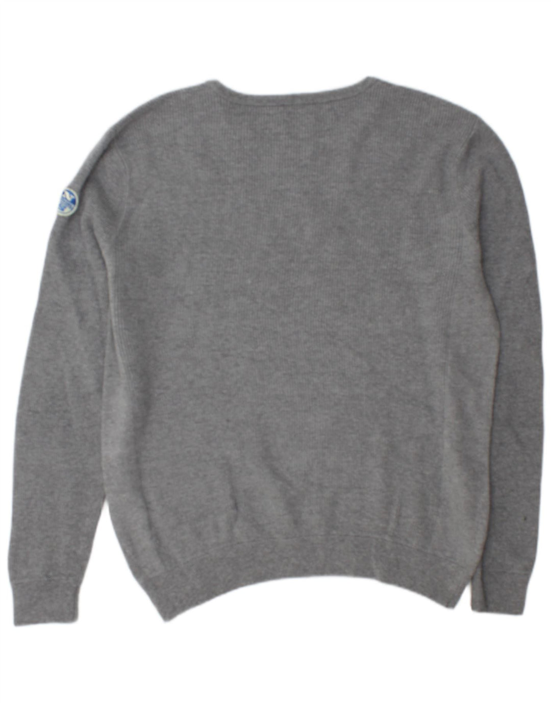 North Sails Pull ras du cou pour homme XL en coton gris