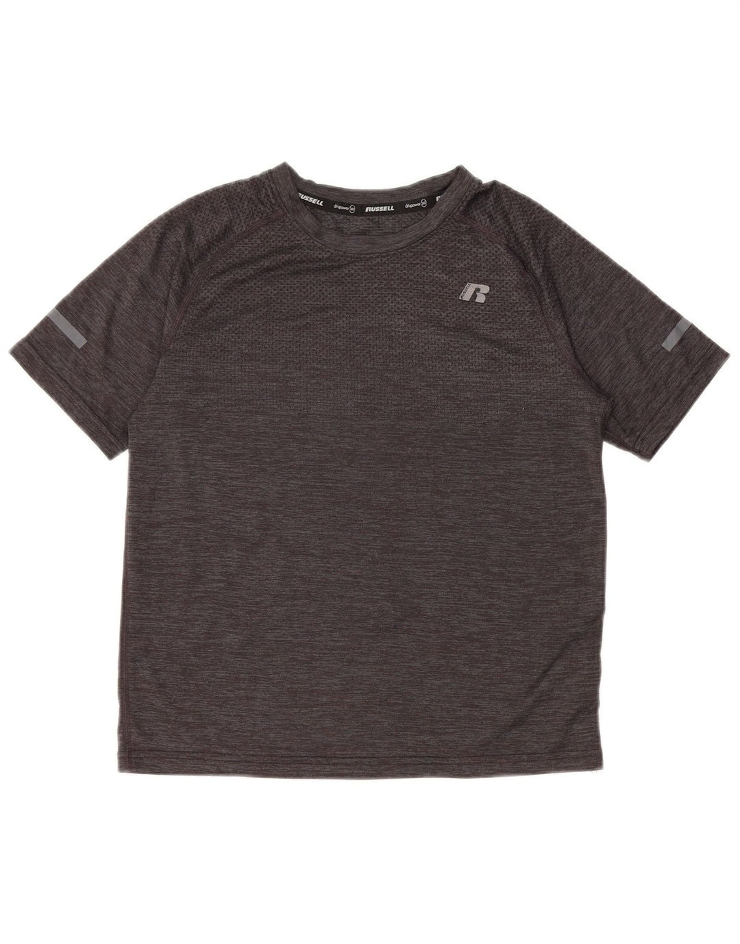 RUSSELL ATHLETIC T-Shirt Dri-Power pour Filles 10-11 Ans Grand Gris