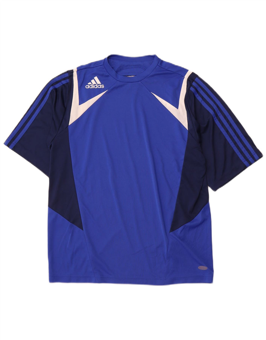 ADIDAS T-Shirt Homme Bleu Moyen Colorblock Polyester Sports