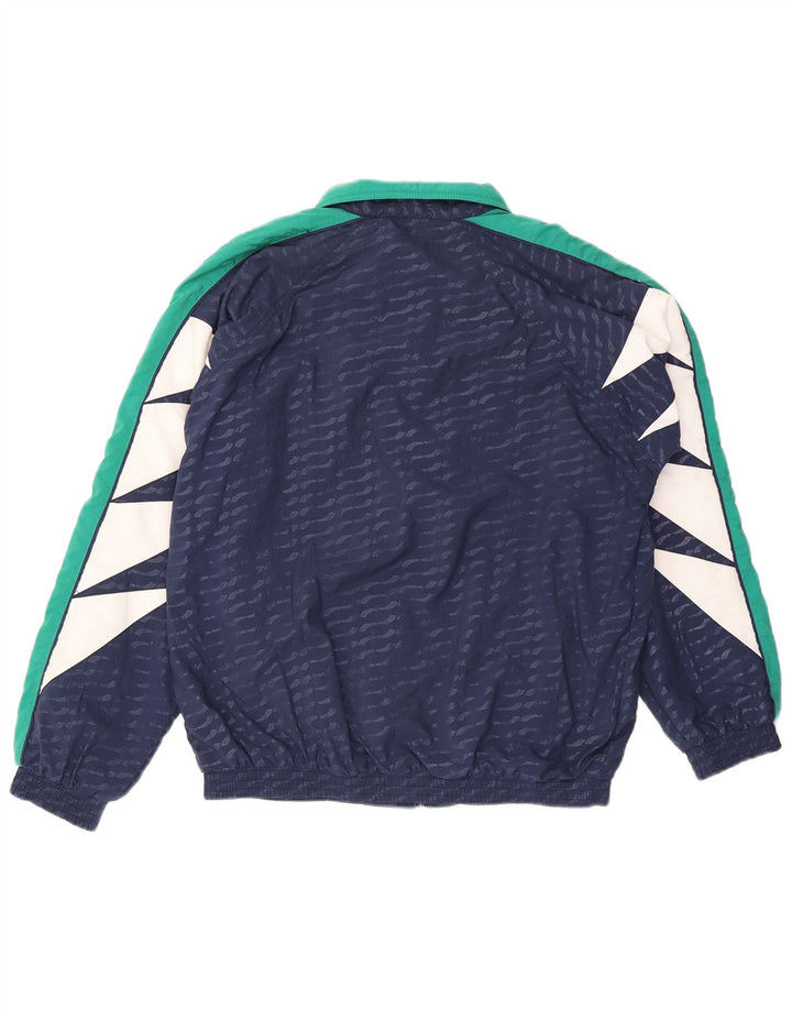 Puma Veste de Survêtement Homme Bleu Marine Moyen Polyamide Colorblock
