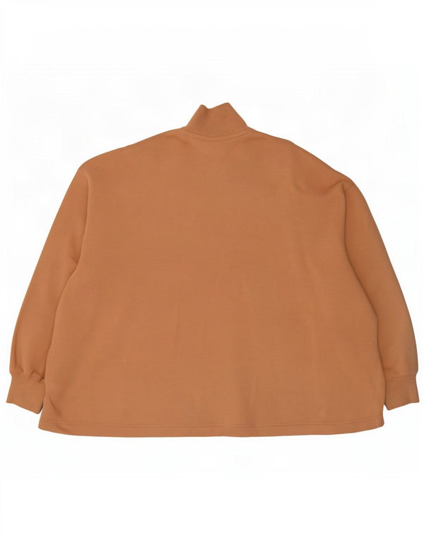 Nike Sweat-shirt à col zippé pour homme XL en coton marron