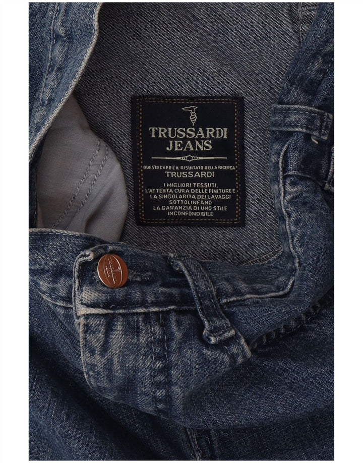 Femme Trussardi Jupe En Jean W26 Petit Bleu |